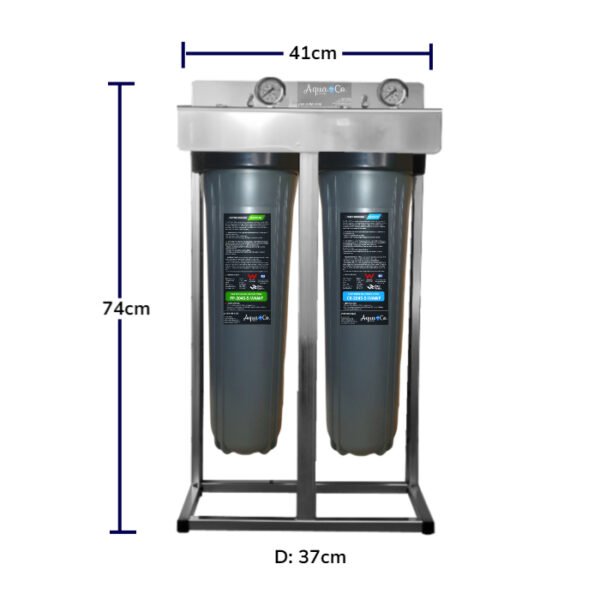 CLASSIC 2 STAGE WHOLE HOUSE WATER FILTER - Image 2
